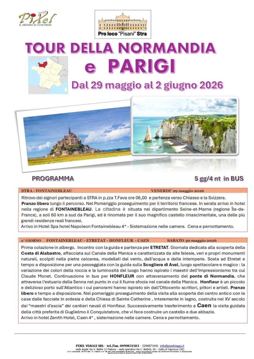 Scopri di più sull'articolo Tour della Normandia e Parigi
