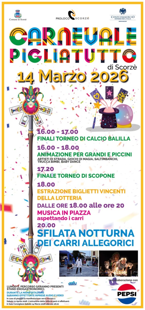 Scopri di più sull'articolo Carnevale Pigliatutto