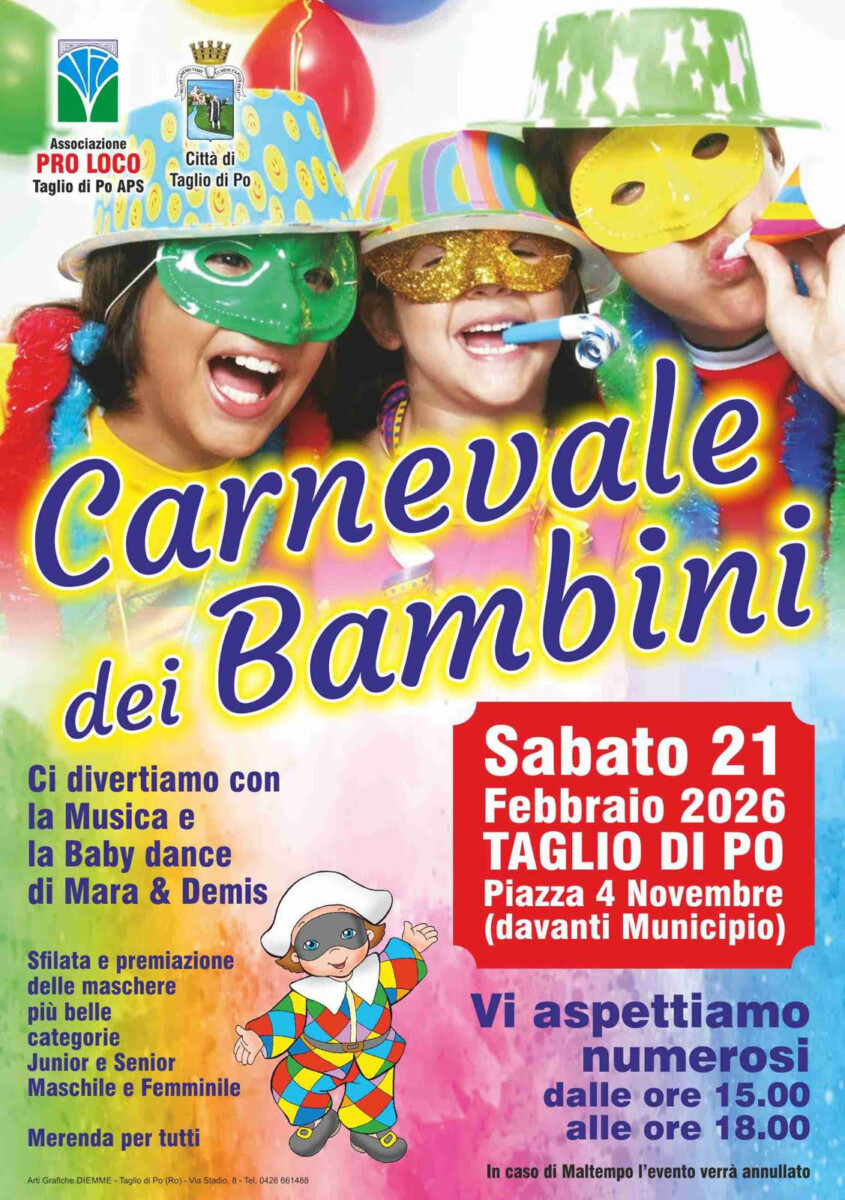 Scopri di più sull'articolo Carnevale dei Bambini