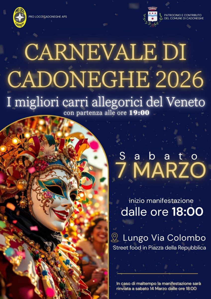 Scopri di più sull'articolo Carnevale di Cadoneghe