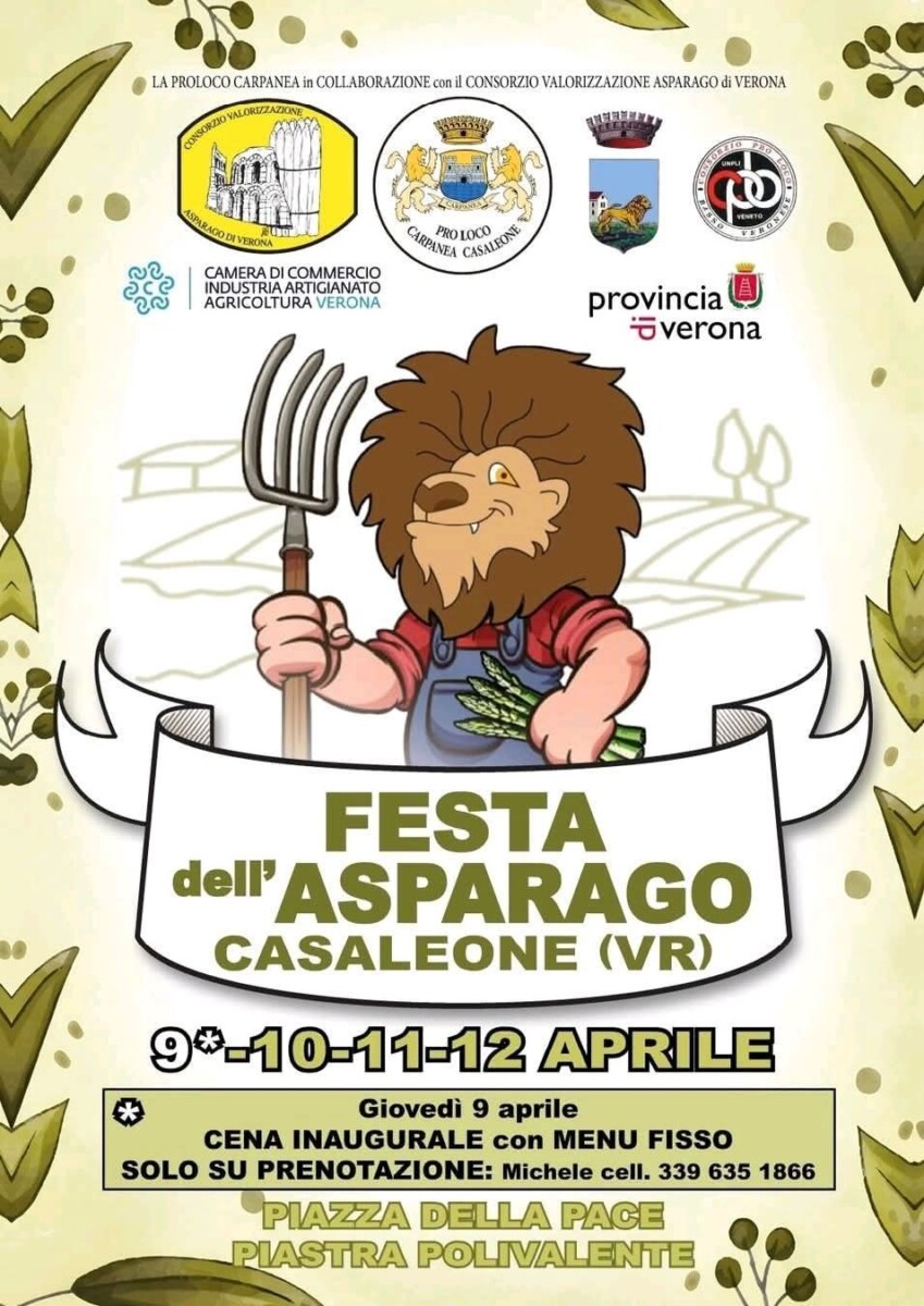 Scopri di più sull'articolo 2^ Edizione Festa dell’Asparago di Casaleone