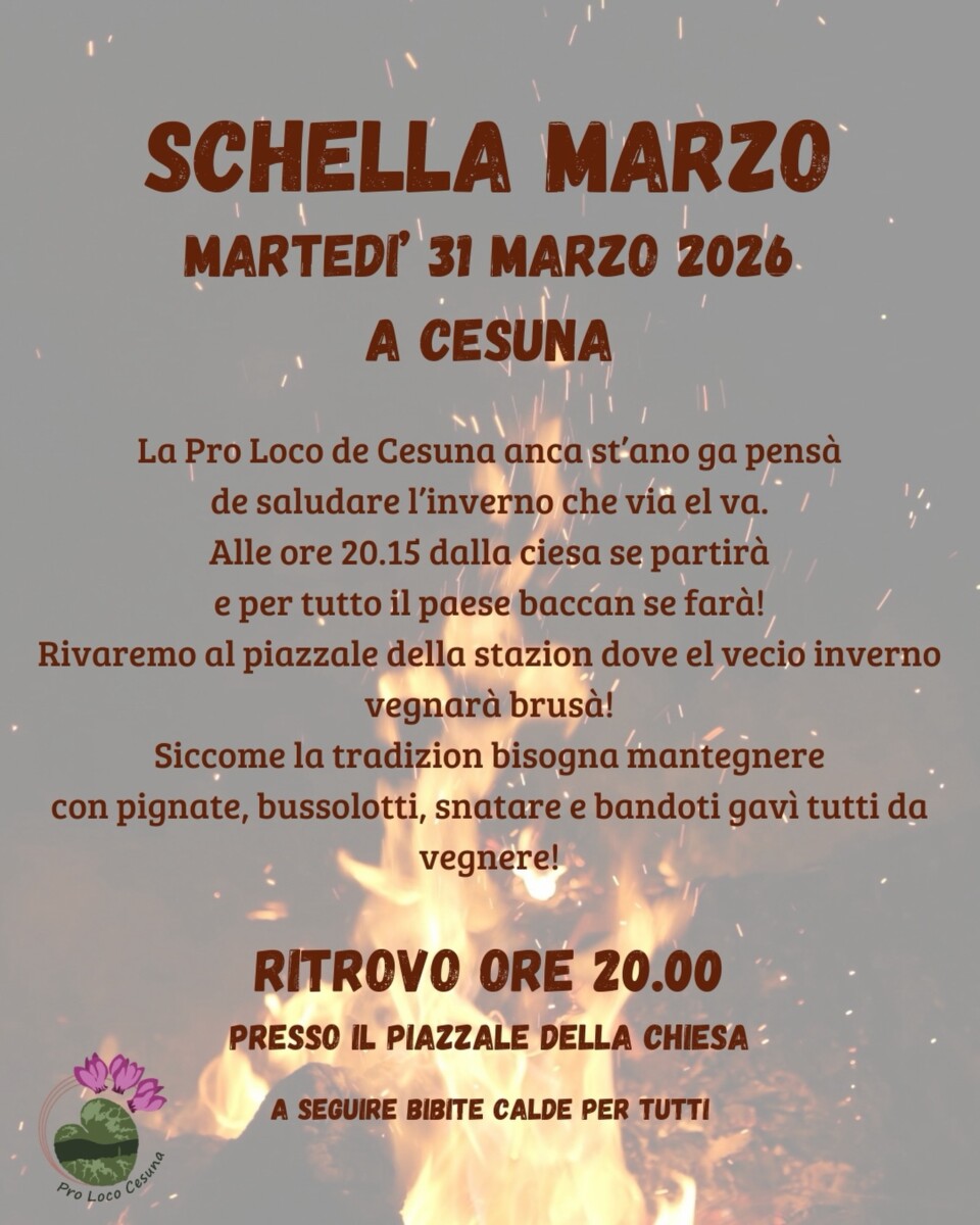 Scopri di più sull'articolo Schella Marzo