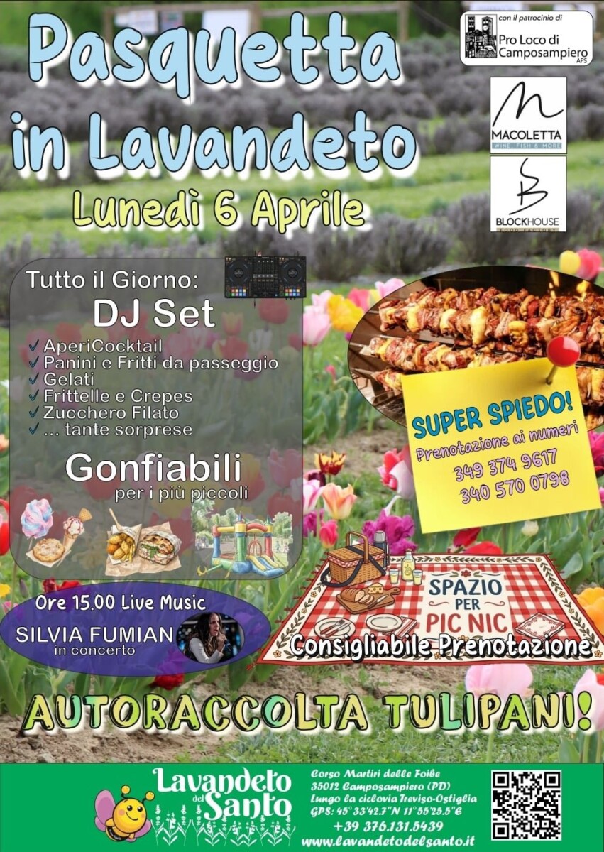 Scopri di più sull'articolo Pasquetta in Lavandeto