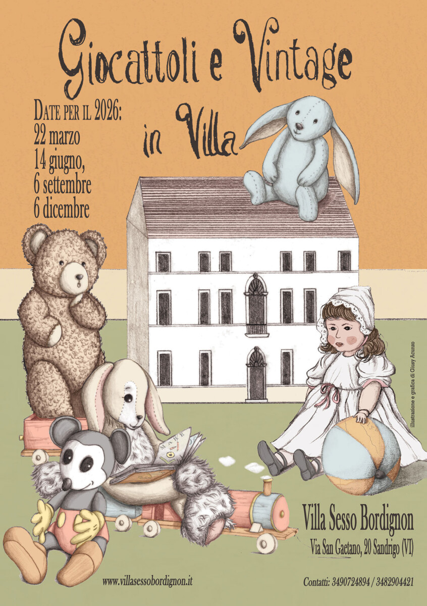 Scopri di più sull'articolo Giocattoli & Vintage 2026 in Villa