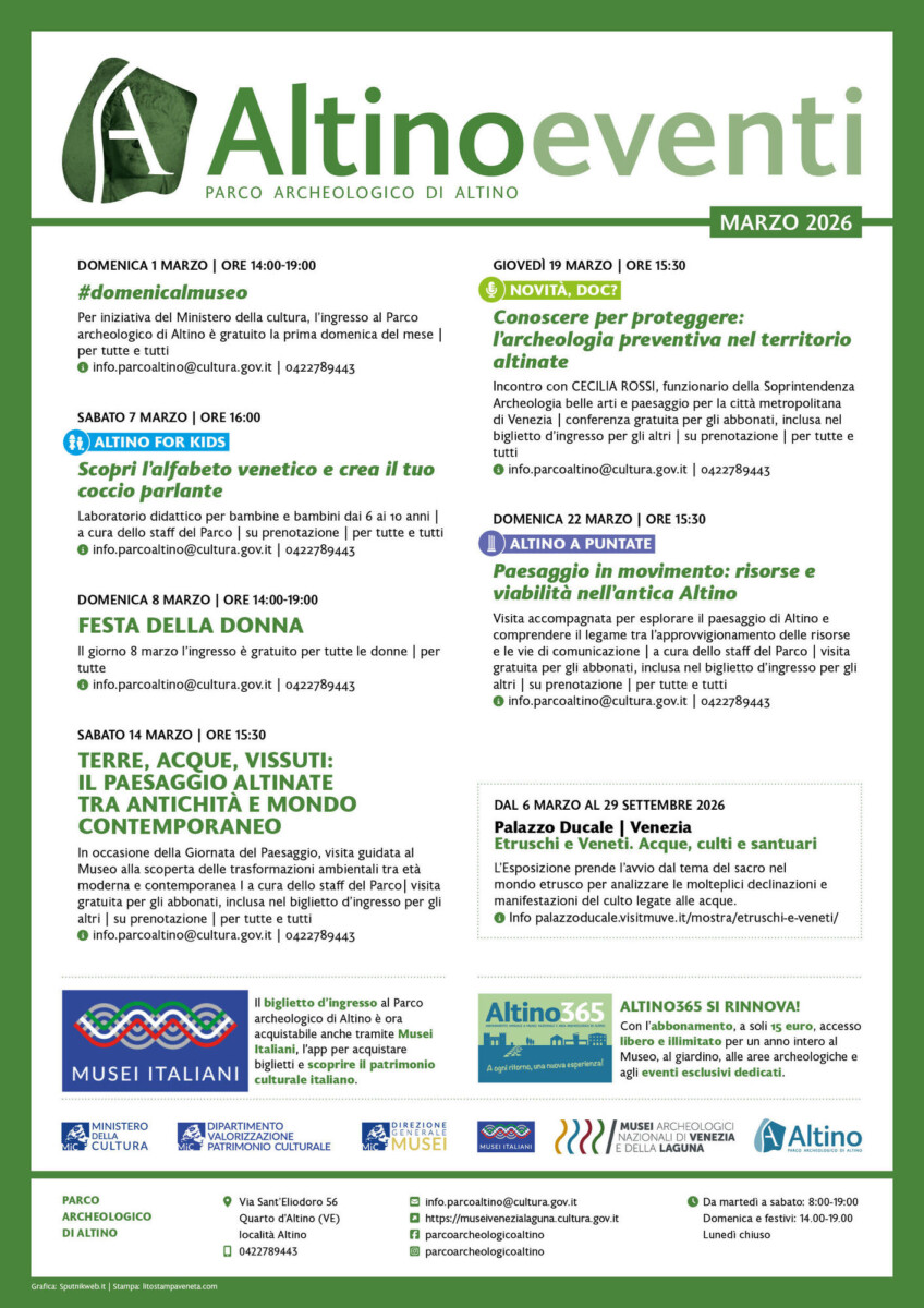 Scopri di più sull'articolo Altino Eventi – Marzo