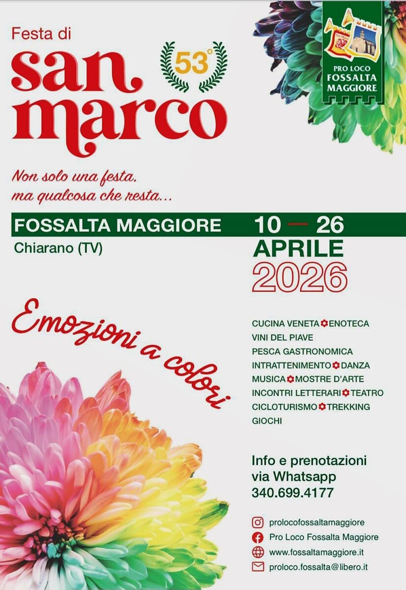 Scopri di più sull'articolo 53^ Festa di San Marco