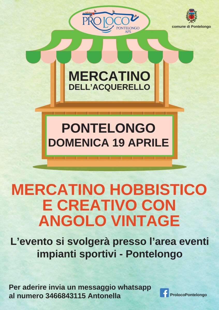 Scopri di più sull'articolo Mercatino Hobbistico e creativo con angolo Vintage