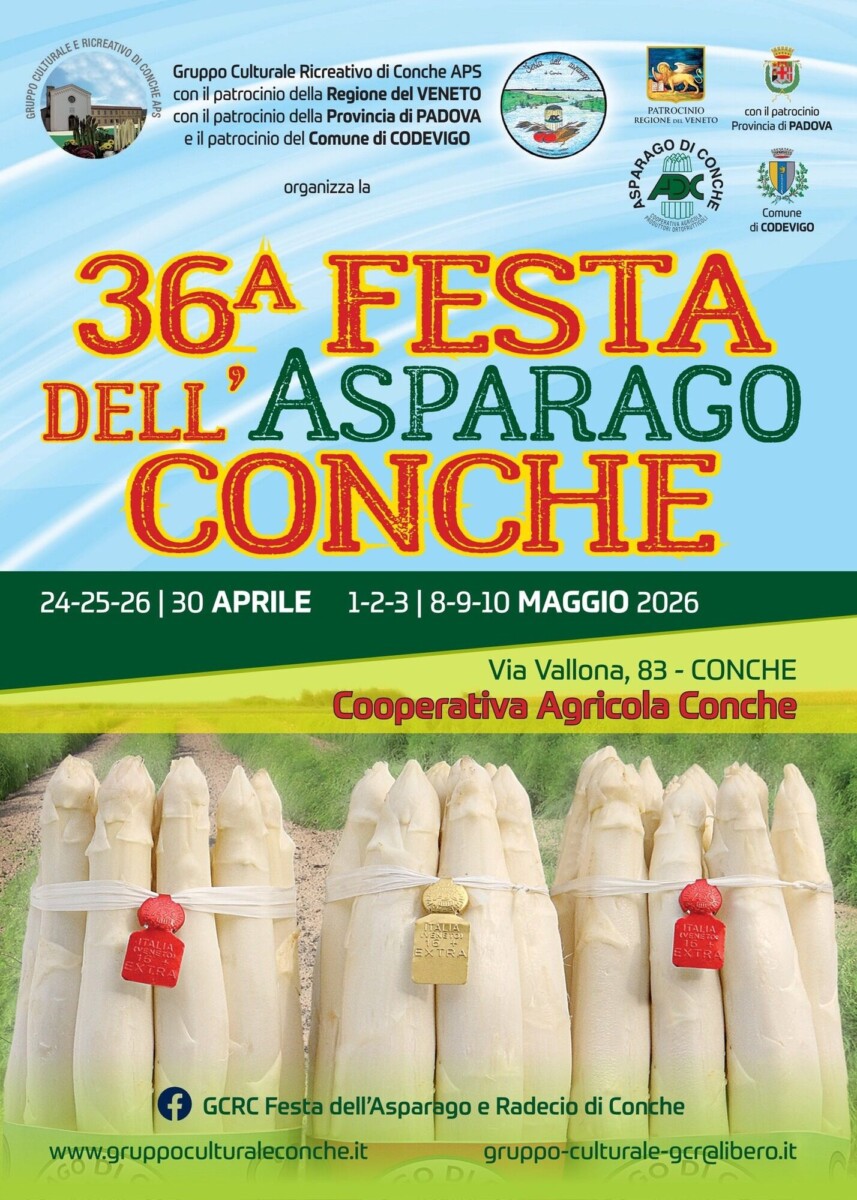Scopri di più sull'articolo 36^ Edizione Festa dell’Asparago di Conche
