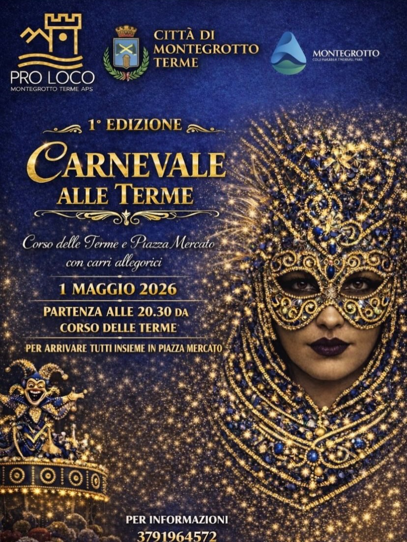 Scopri di più sull'articolo Primo Carnevale alle Terme