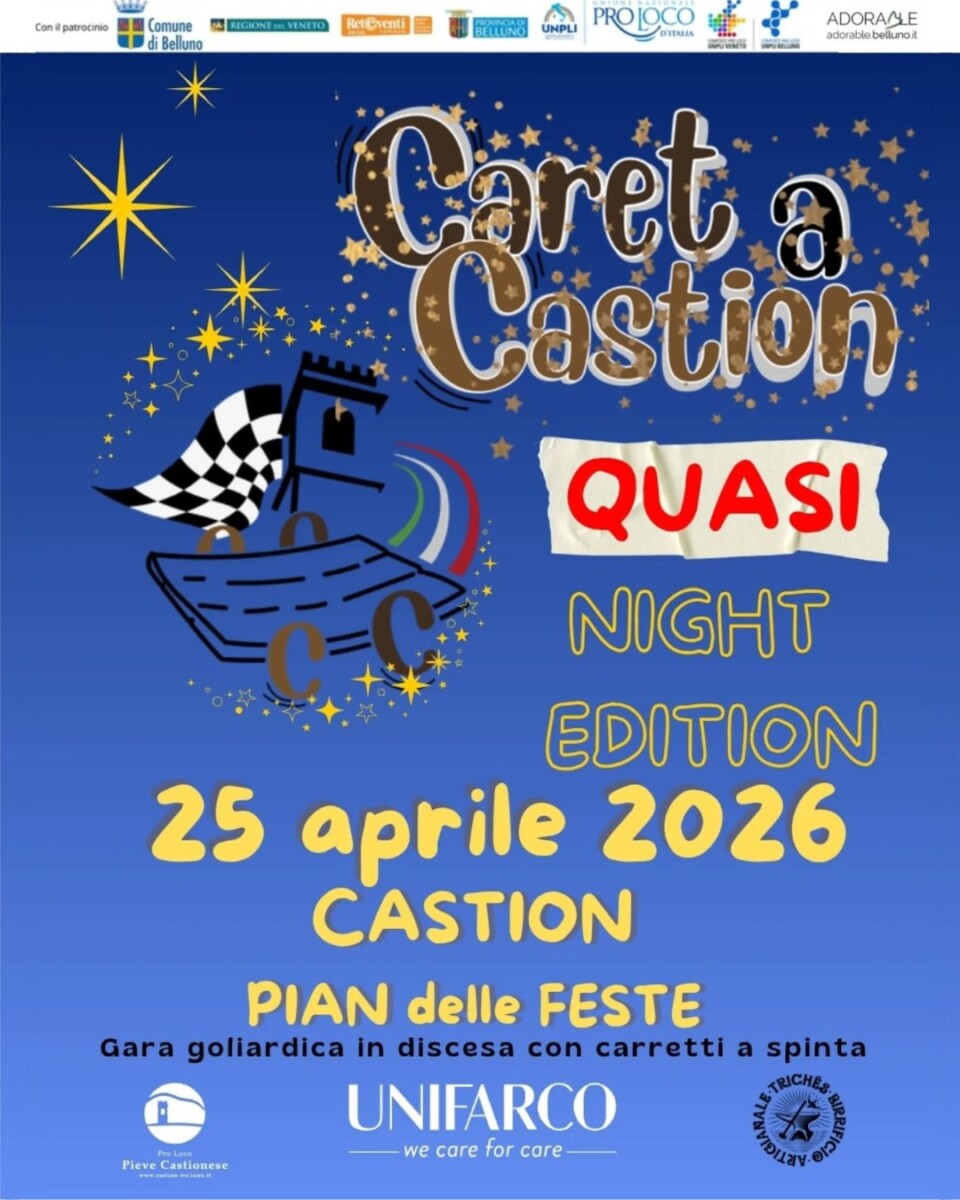 Scopri di più sull'articolo Caret a Castion – Quasi night edition
