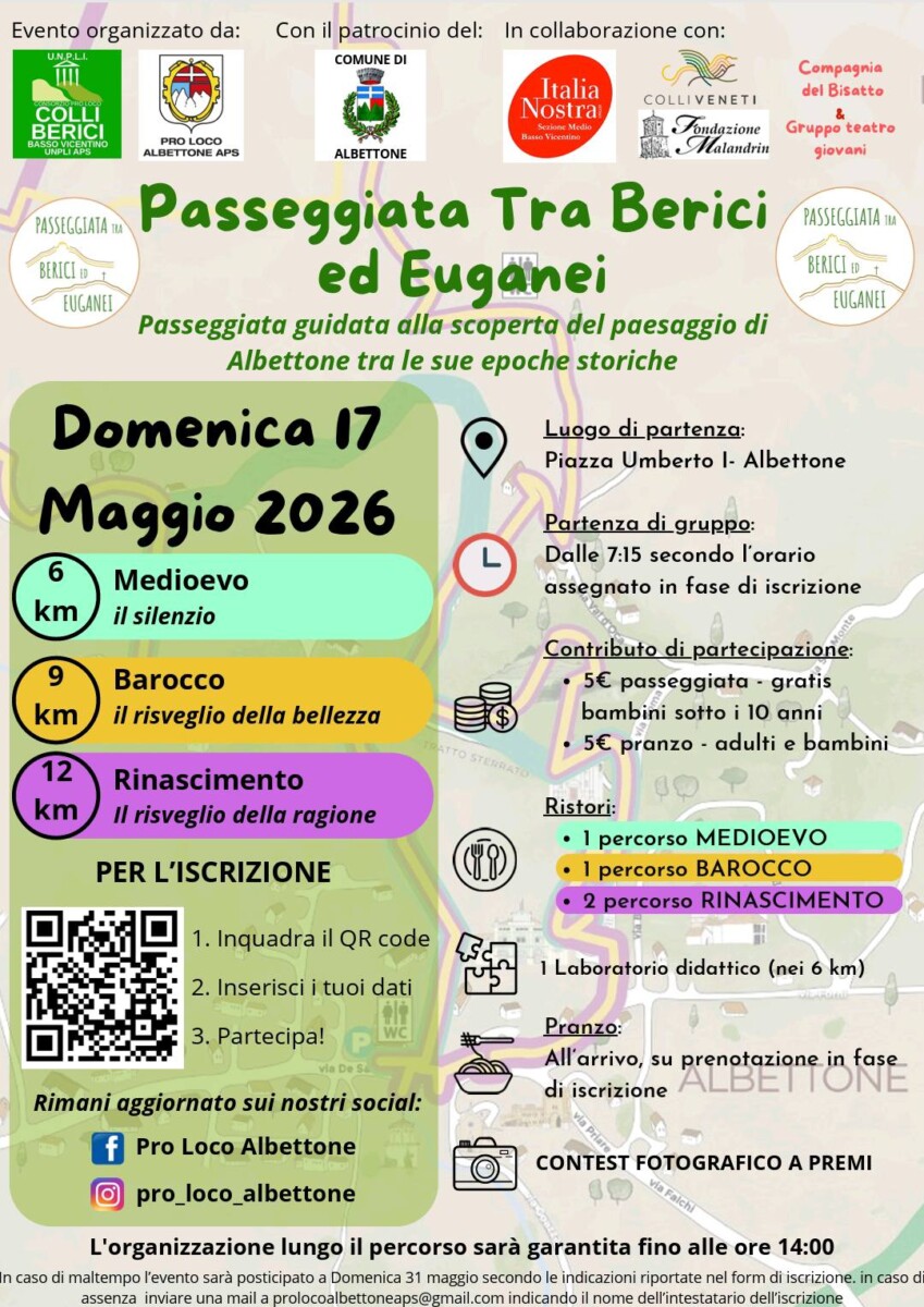 Scopri di più sull'articolo Passeggiata tra Berici ed Euganei