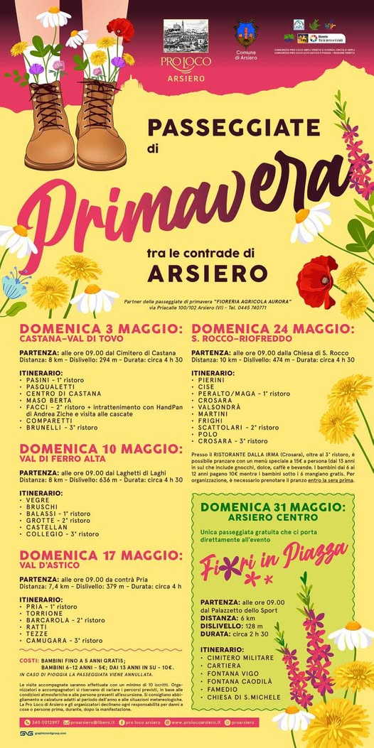 Scopri di più sull'articolo Primavera tra le contrade di Arsiero
