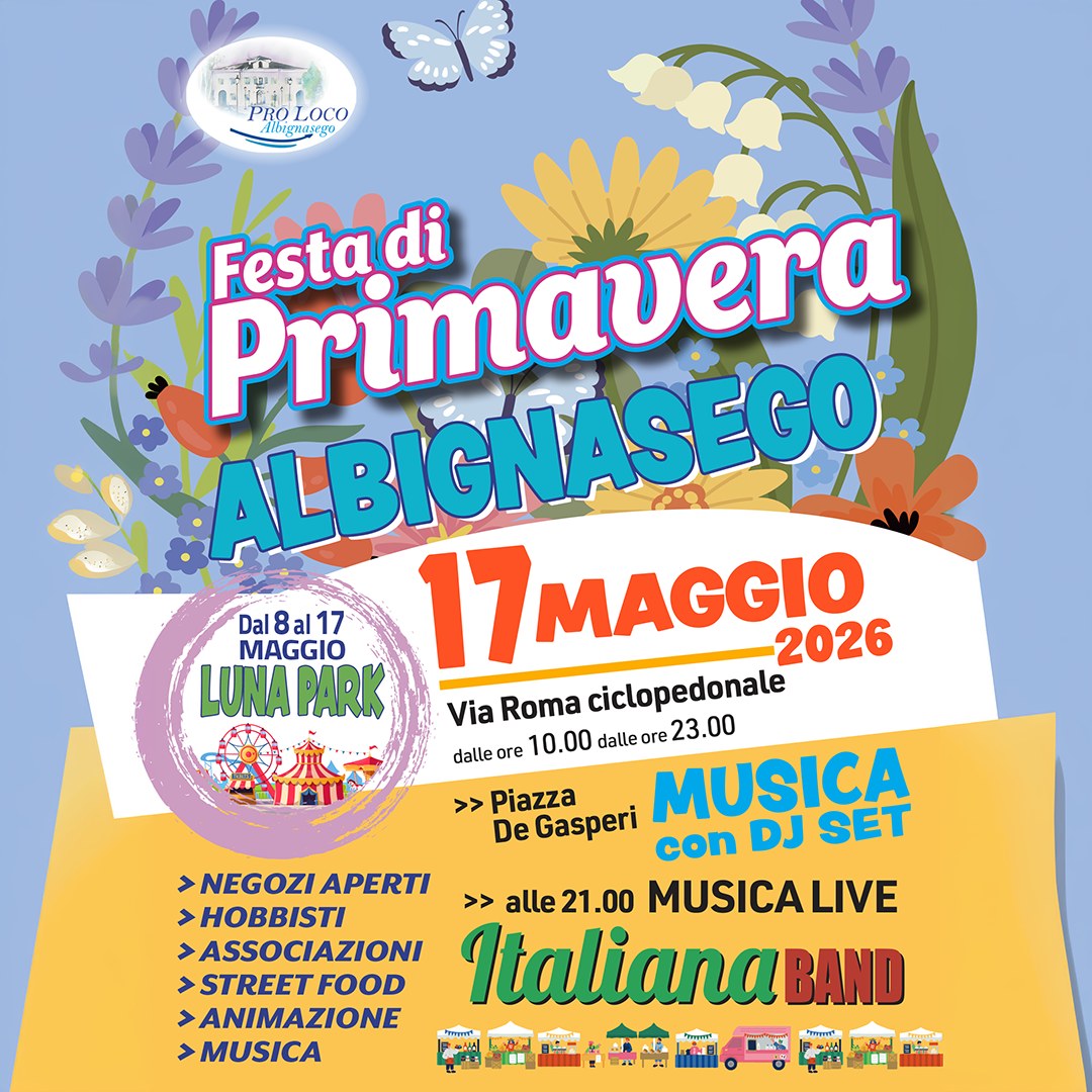 Scopri di più sull'articolo Fiera di Primavera ad Albignasego
