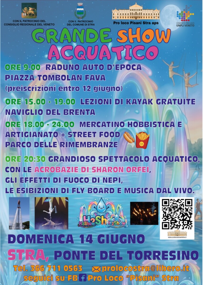 Scopri di più sull'articolo GRANDE SHOW ACQUATICO A STRA
