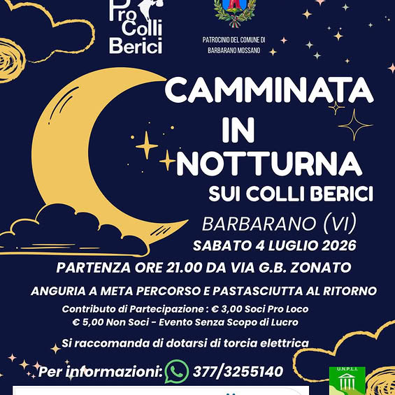 Scopri di più sull'articolo Camminata in Notturna