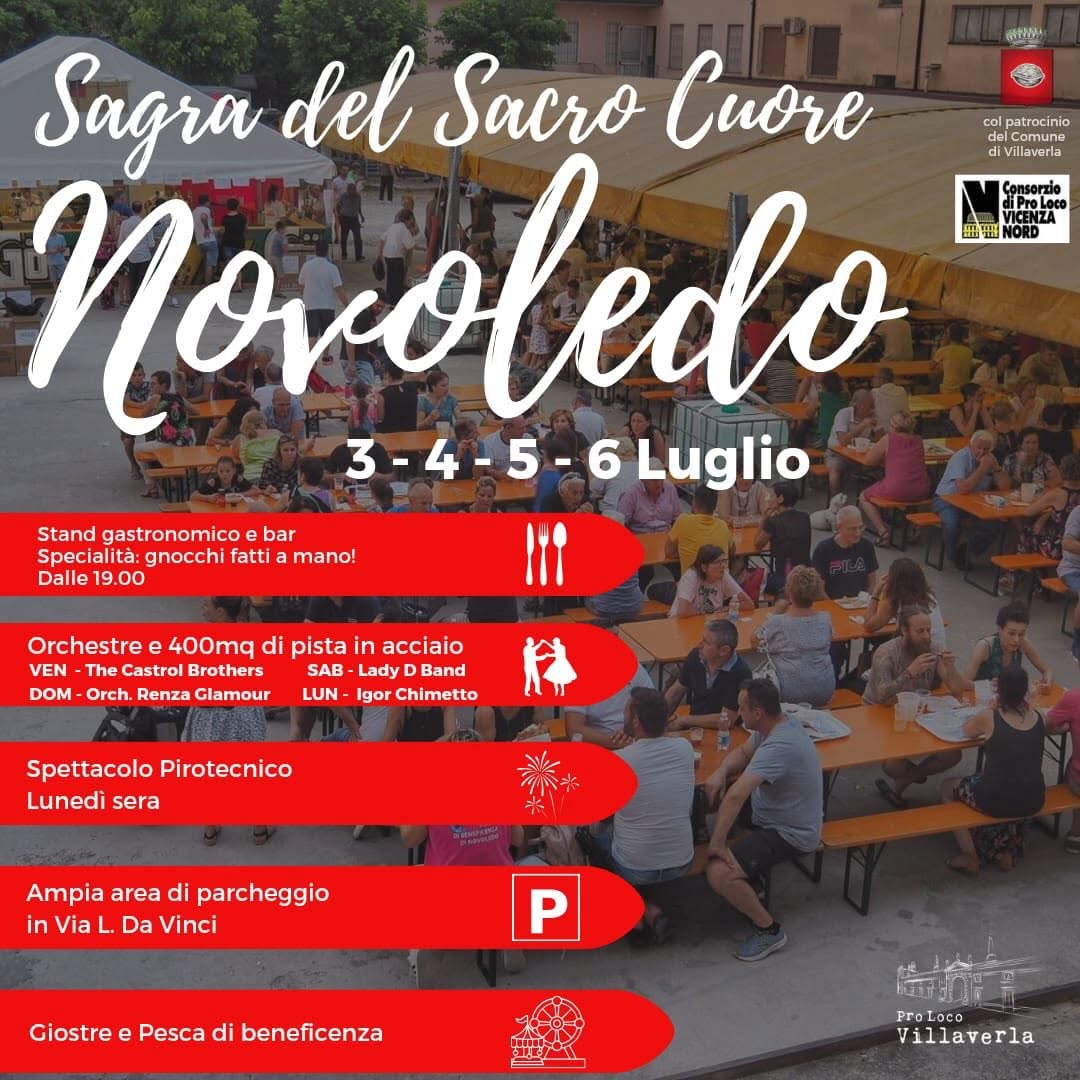 Scopri di più sull'articolo Sagra del Sacro Cuore di Novoledo