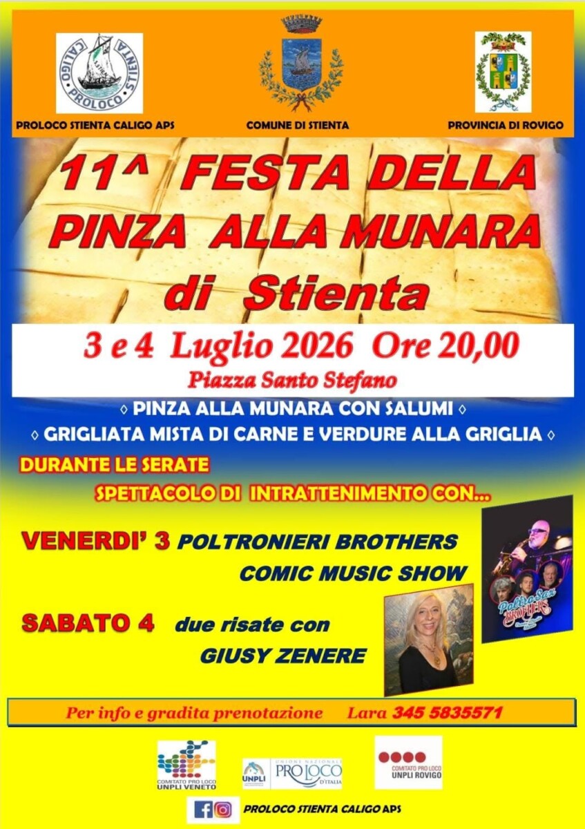Scopri di più sull'articolo 11^Festa della Pinza alla Munara
