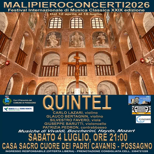 Scopri di più sull'articolo MALIPIEROCONCERTI 2026 XXIX edizione