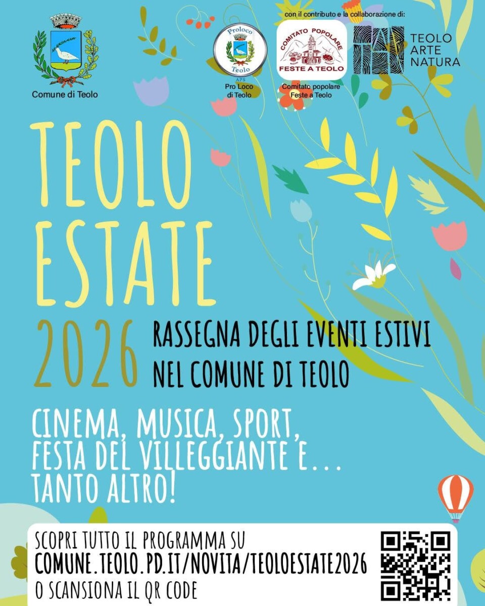 Scopri di più sull'articolo Teolo Estate 2026