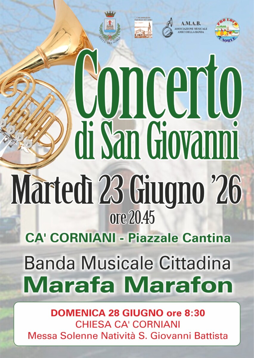 Scopri di più sull'articolo Concerto di San Giovanni