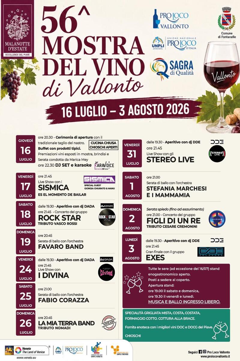 Scopri di più sull'articolo 56^ Mostra del Vino di Vallonto