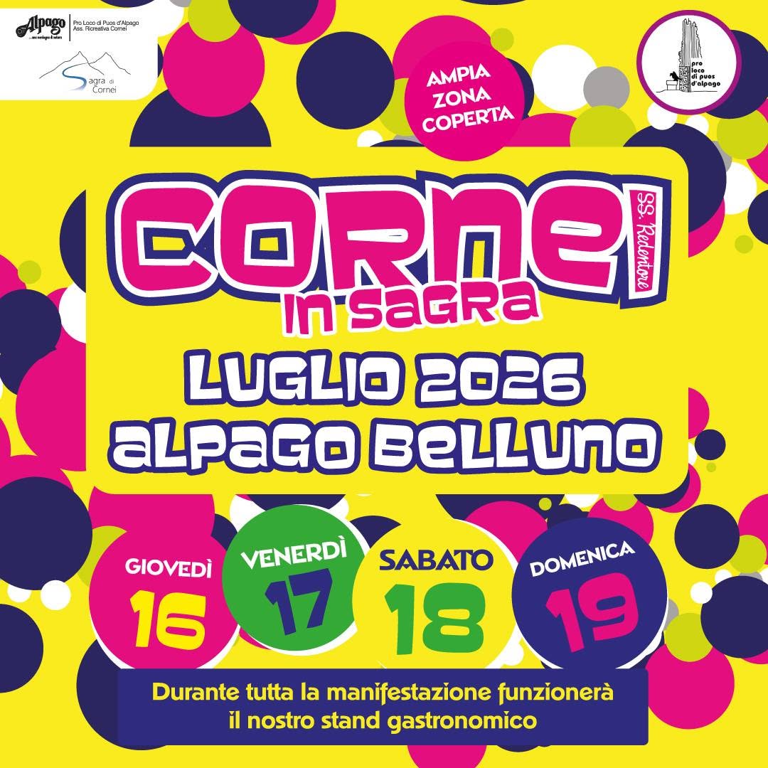 Scopri di più sull'articolo CORNEI IN SAGRA 2026