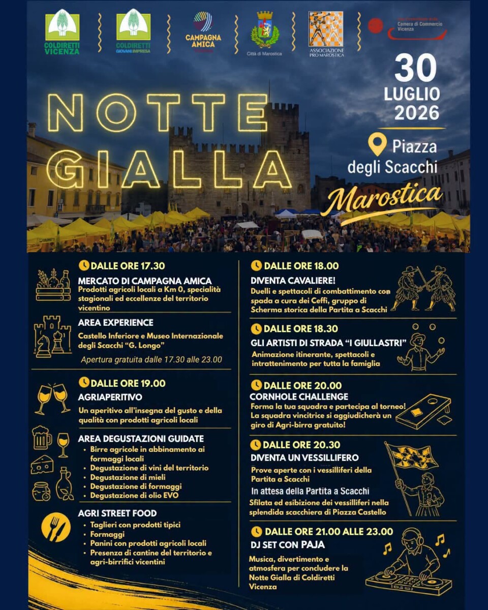 Scopri di più sull'articolo LA NOTTE GIALLA A MAROSTICA