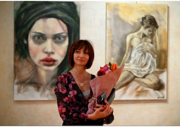 Monica con Fiori