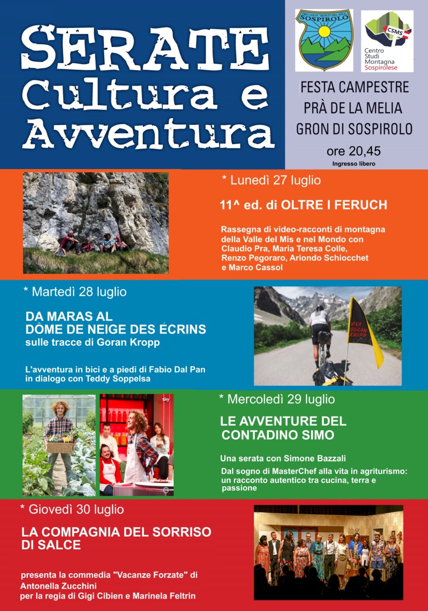 Scopri di più sull'articolo Serate Cultura e Avventura