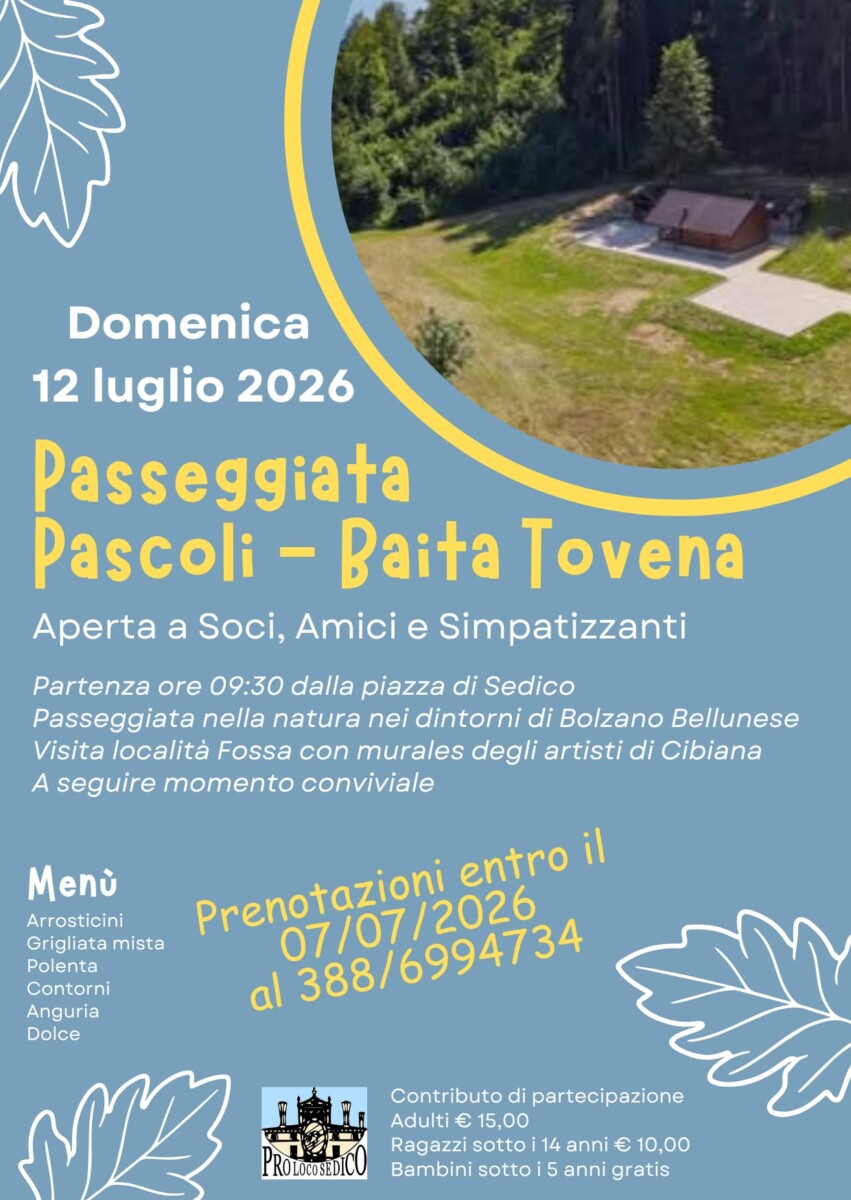 Scopri di più sull'articolo Passeggiata pascoli – Baita Tovena