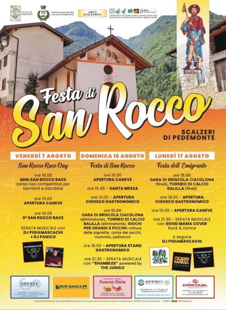 Scopri di più sull'articolo Sagra di San Rocco