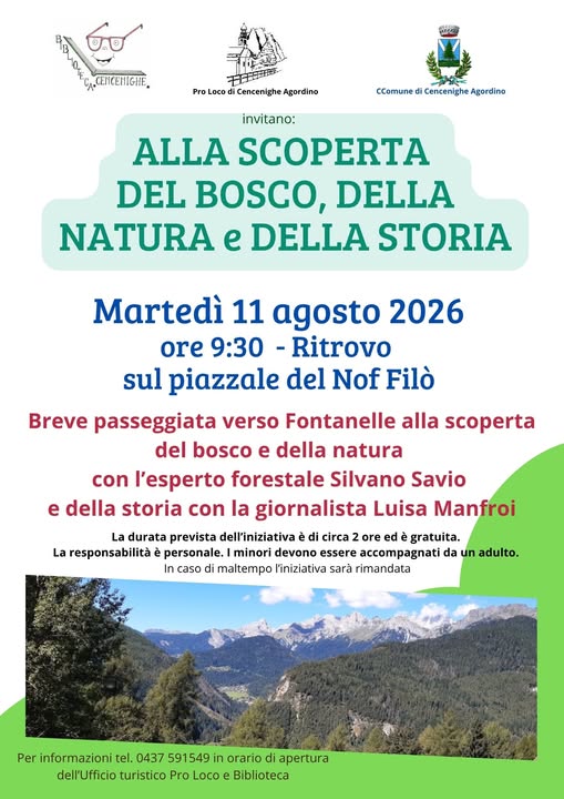 Scopri di più sull'articolo Alla scoperta del bosco, della natura e della storia