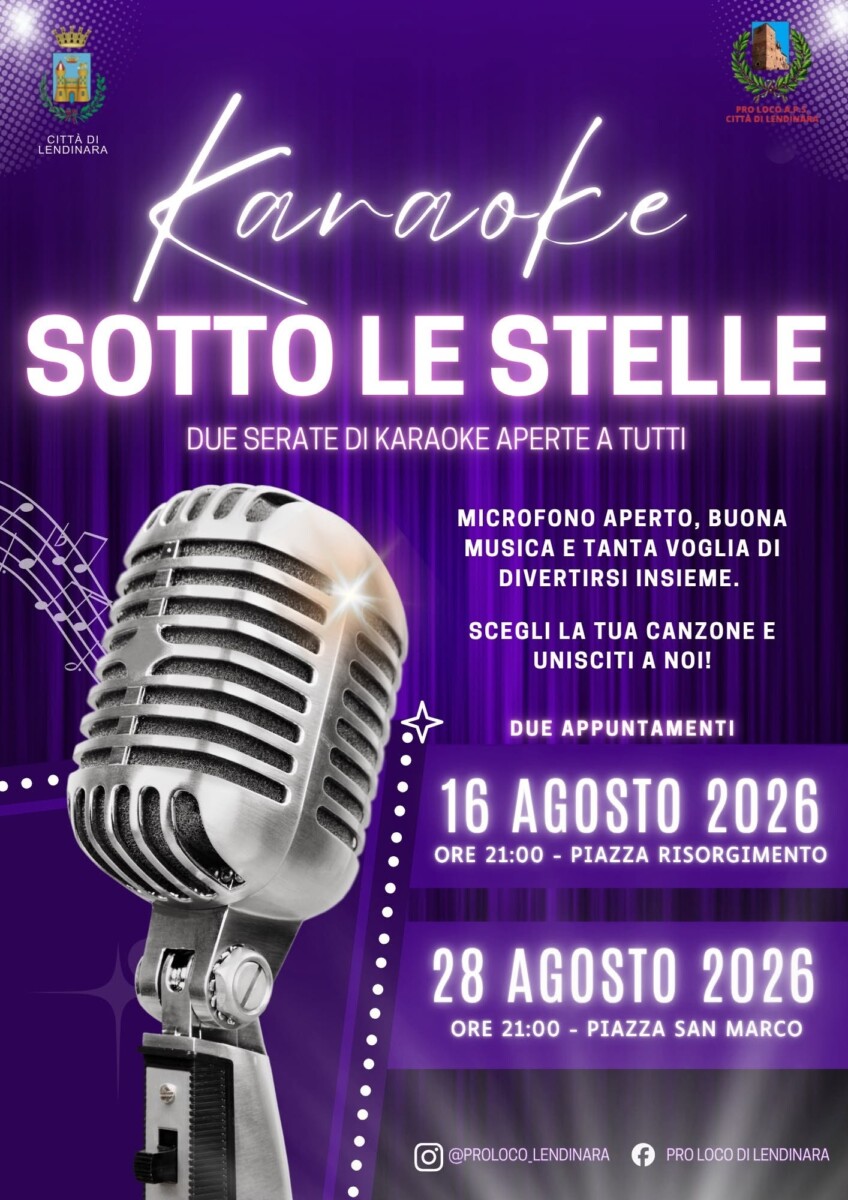 Scopri di più sull'articolo Karaoke Sotto le Stelle