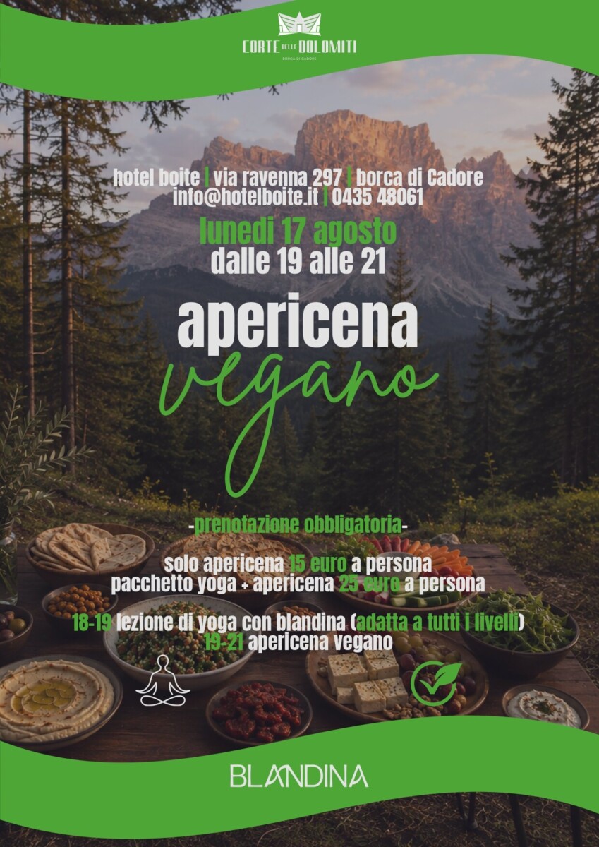 Scopri di più sull'articolo Apericena vegano